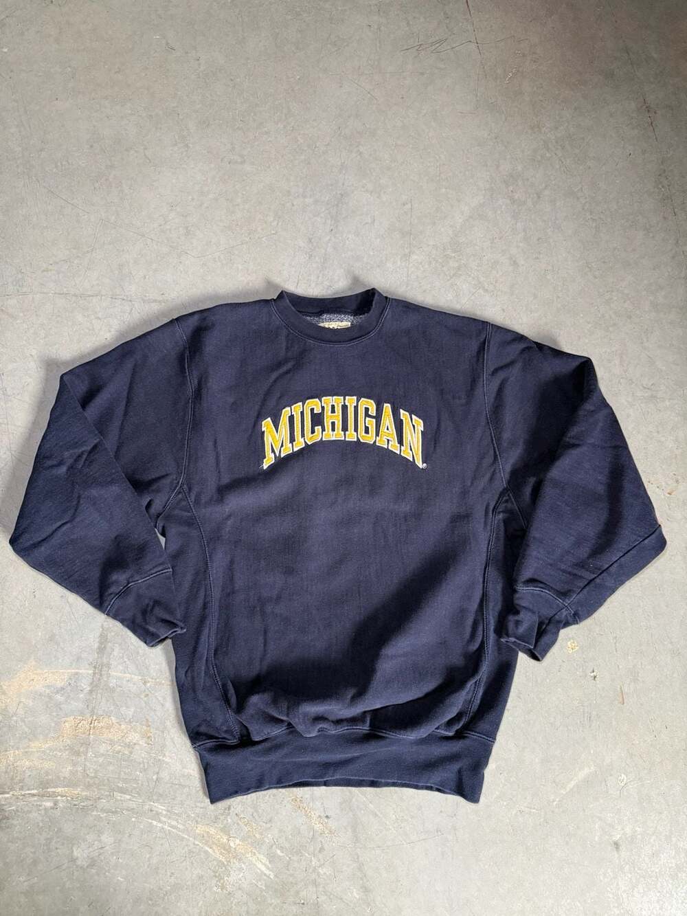 00s Steve & Barry's Michigan Sweatshirt Size S/M Blue